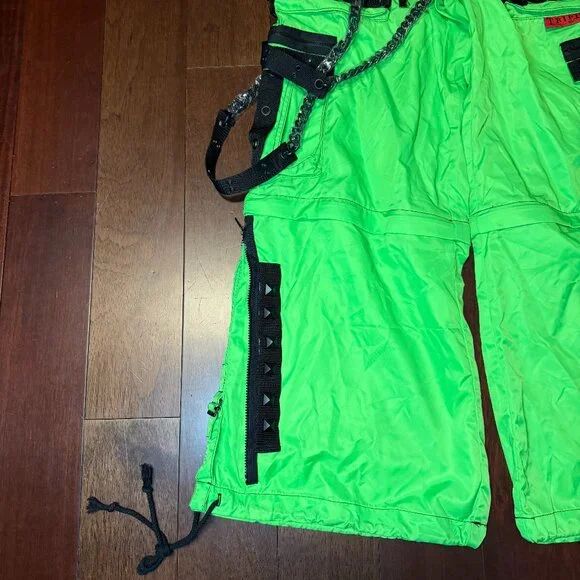 Tripp NYC Space Out Pant Neon Green Size Medium Brand New with Tags - Picture 2 of 12